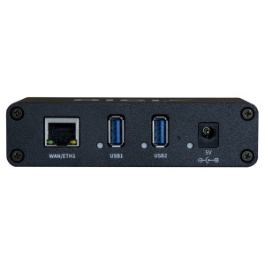 Digi AW02-G300 AnywhereUSB 2 Plus Hub with Dual USB 3.1 Gen 1 ports, single 10M/100M/1G Ethernet, 5VDC